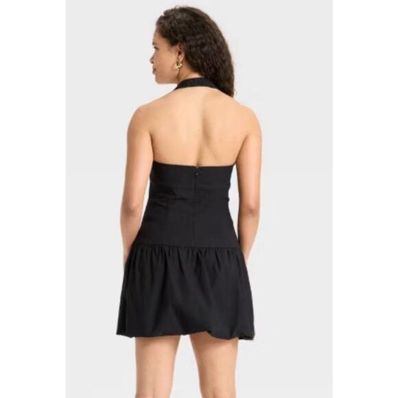 Wild fable womans bubble black mini dress - Picture 2 of 9